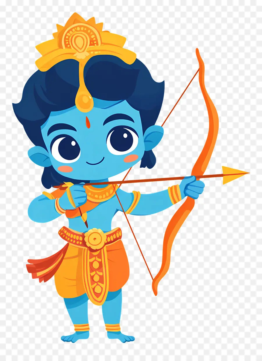 Dussehra，นักรบสีฟ้า PNG