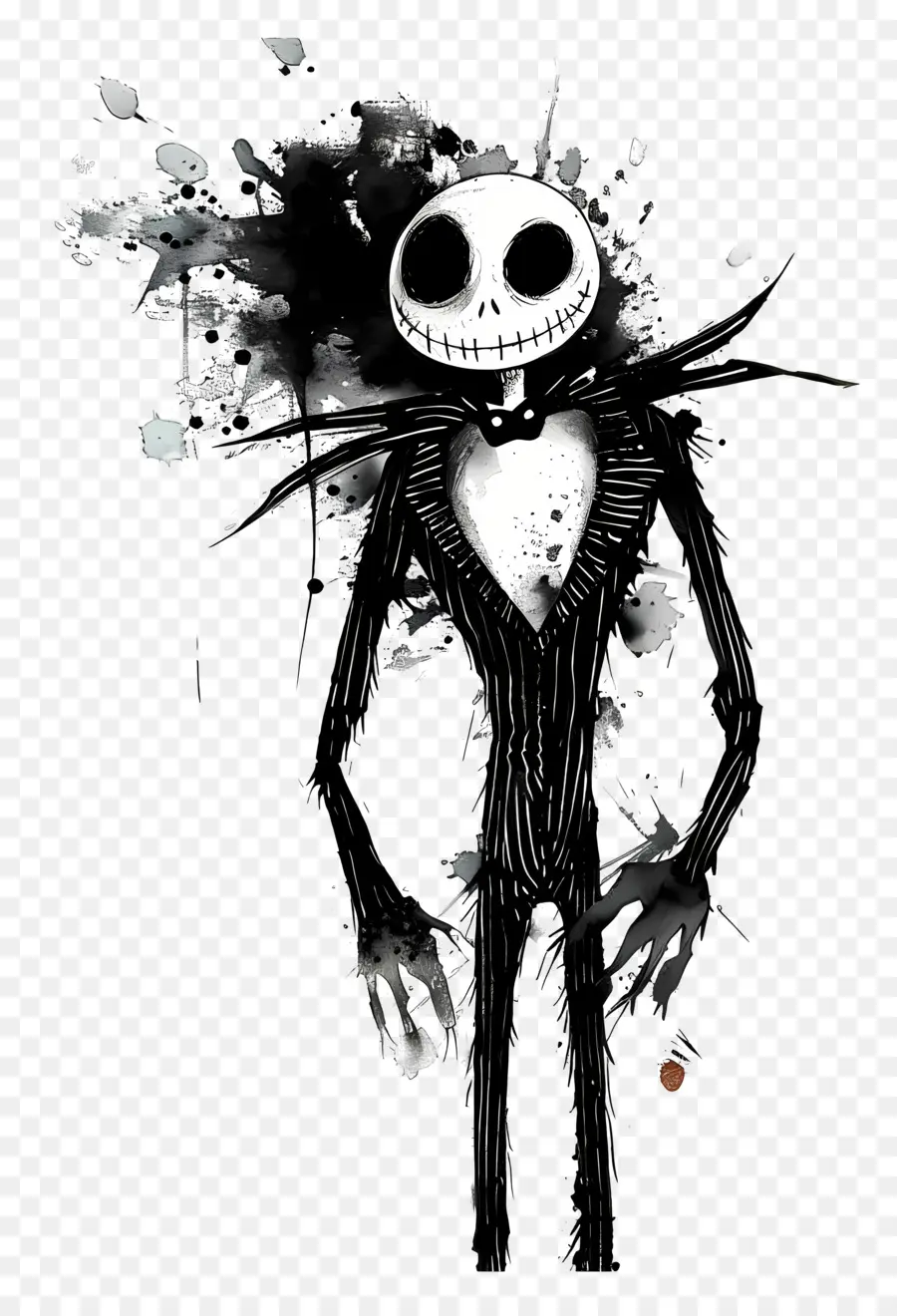 แจ็ค Skellington，ตัวละครโครงกระดูก PNG