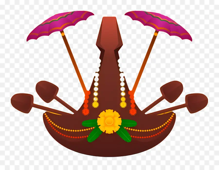 มีความสุข Onam，เรือตกแต่ง PNG