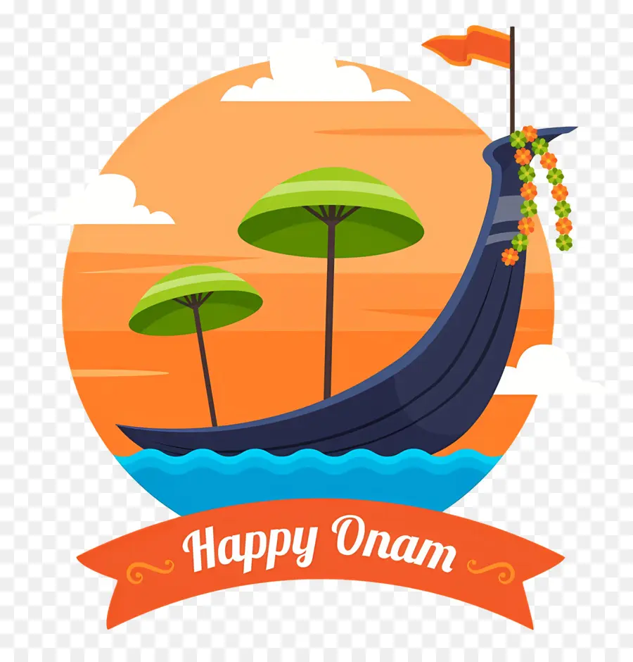 มีความสุข Onam，เรือ Onam PNG