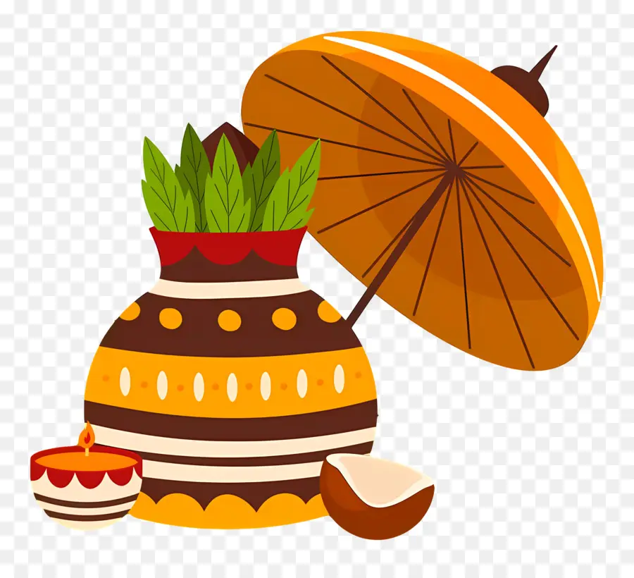 มีความสุข Onam，หม้อดั้งเดิม PNG