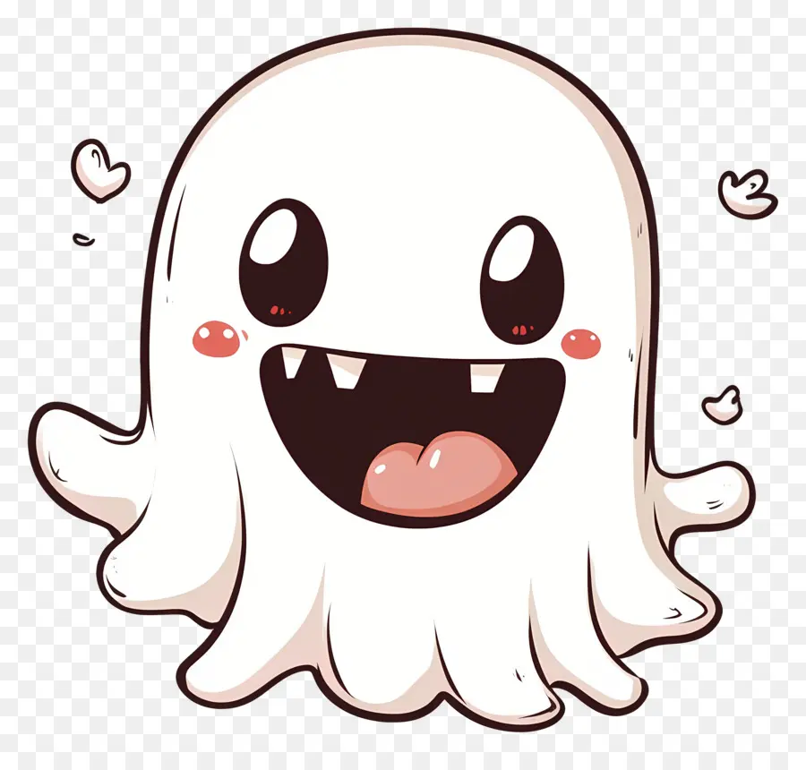 Kawaii Ghost，ผีน่ารัก PNG