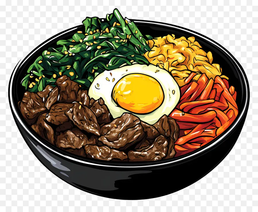 Bibimbap เกาหลี，Bibimbap PNG