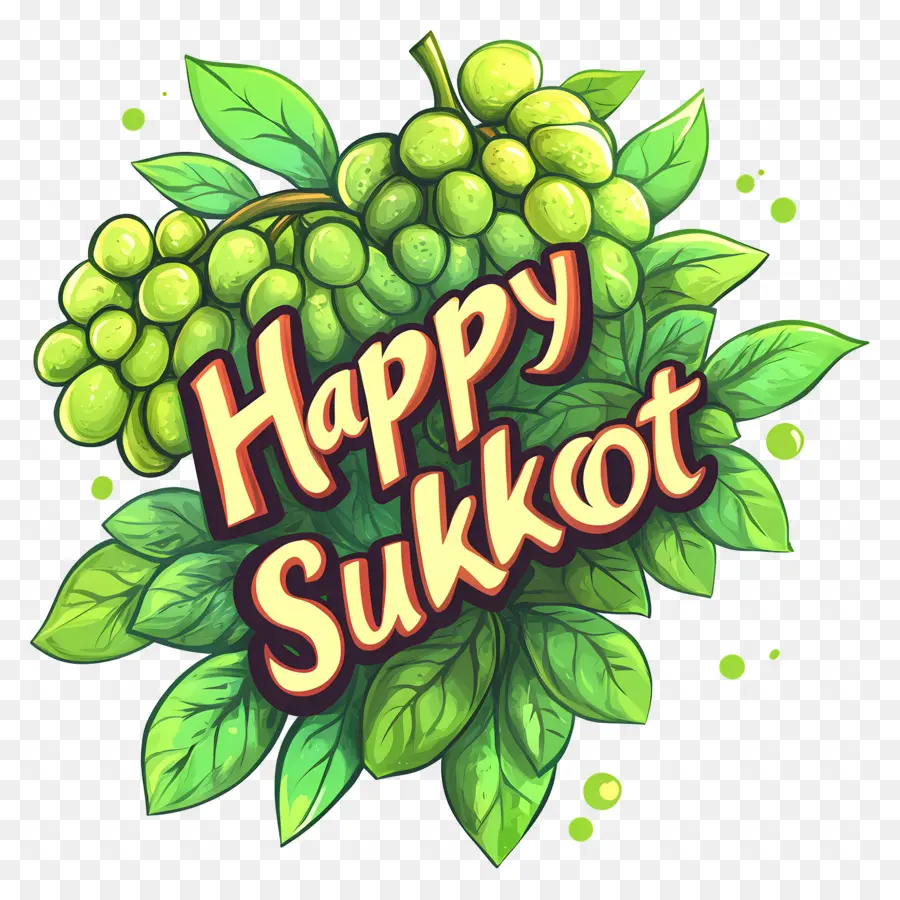 มีความสุข Sukkot，องุ่น PNG