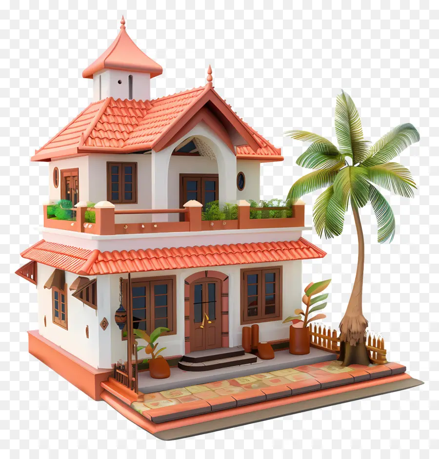 บ้าน Kerala，Doodle House PNG