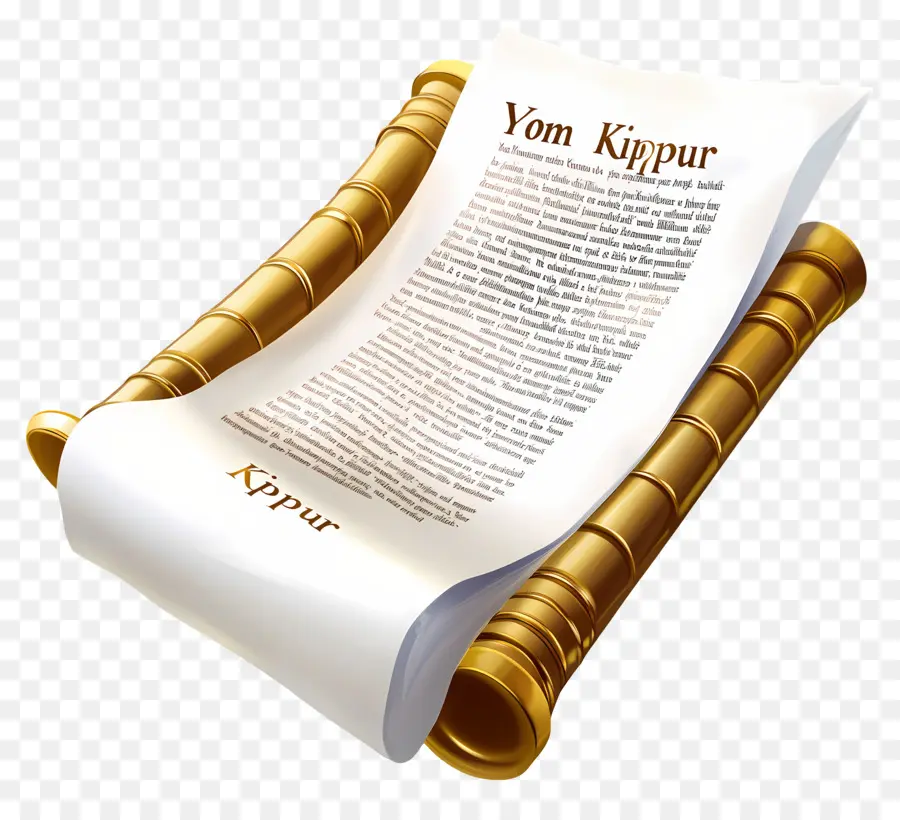 Yom Kippur，Yom Kippur Scroll PNG