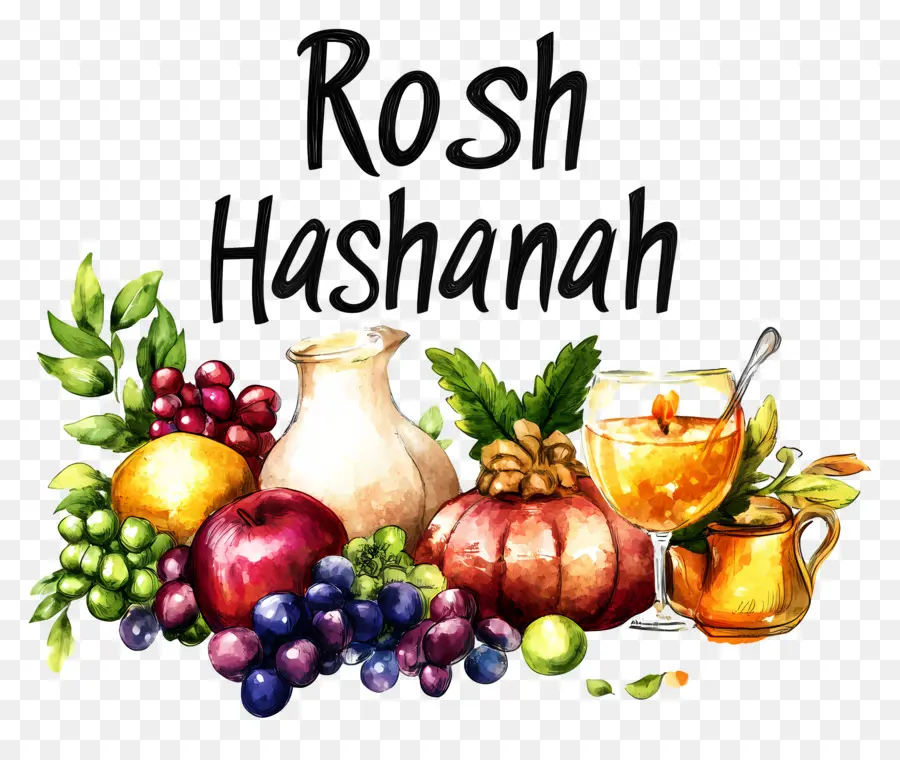 Rosh Hashanah，ผลไม้ PNG