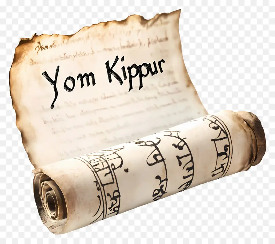 Yom Kippur，Yom Kippur Scroll PNG