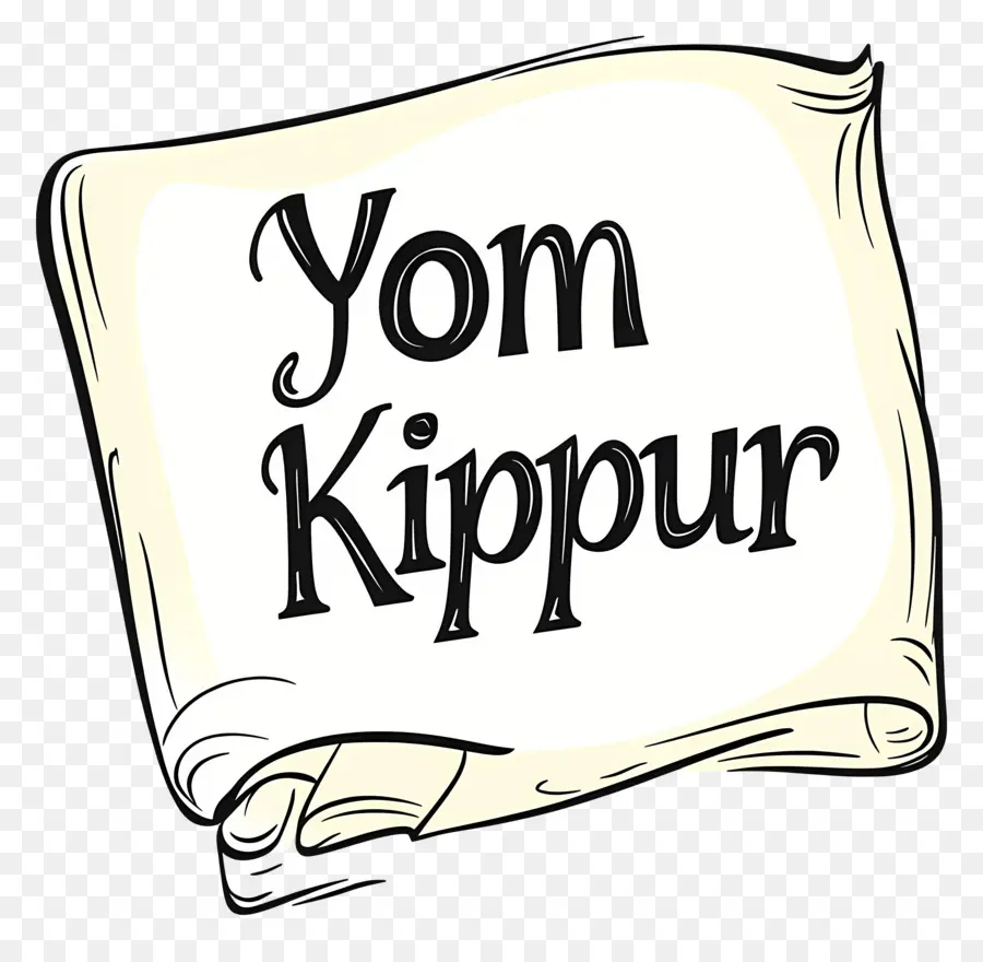 Yom Kippur，Yom Kippur Scroll PNG