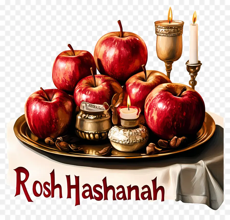 Rosh Hashanah，แอปเปิ้ล PNG