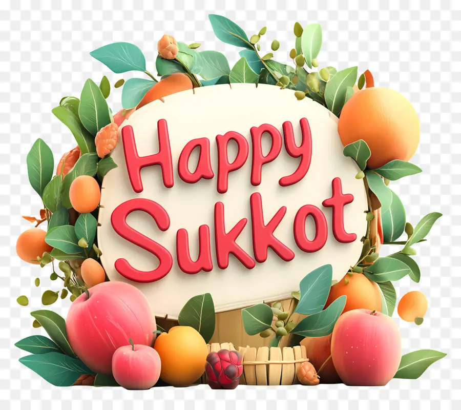 มีความสุข Sukkot，ผลไม้ PNG