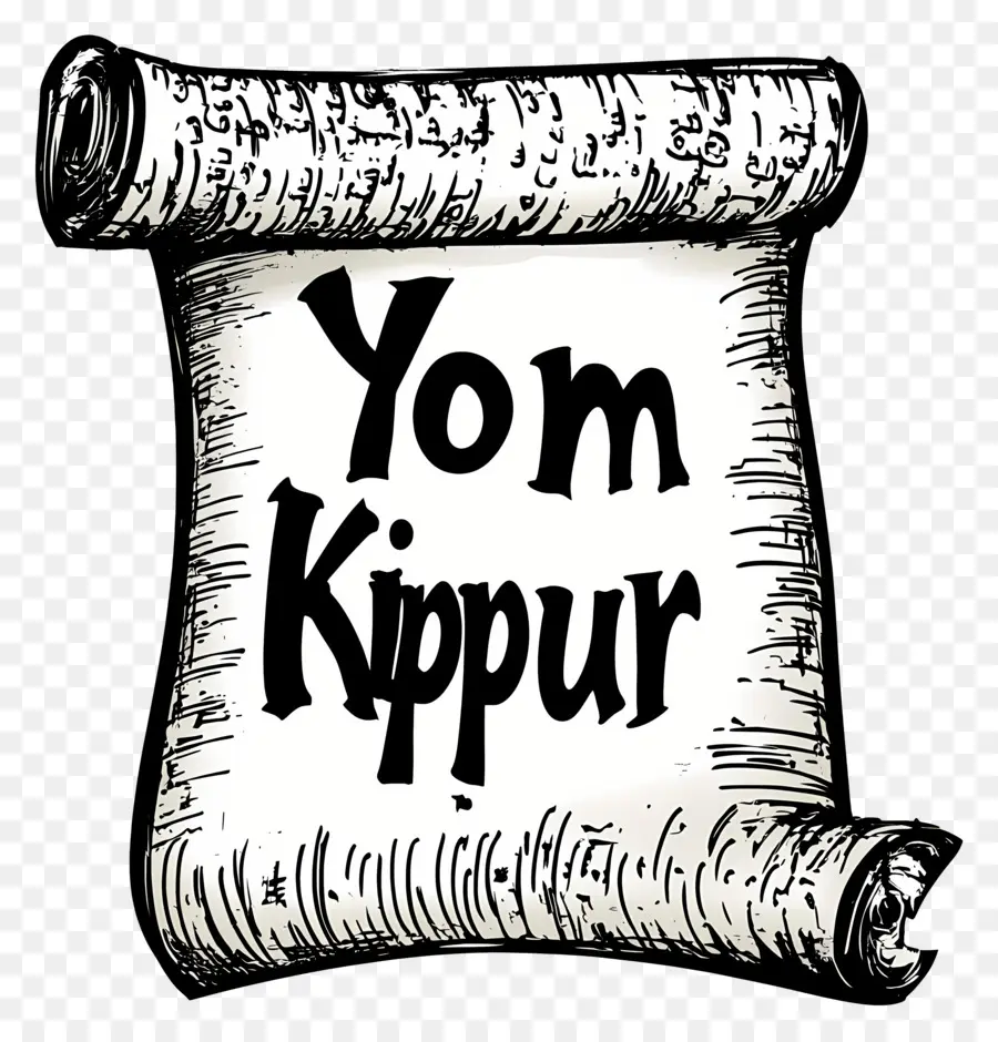 Yom Kippur，Yom Kippur Scroll PNG