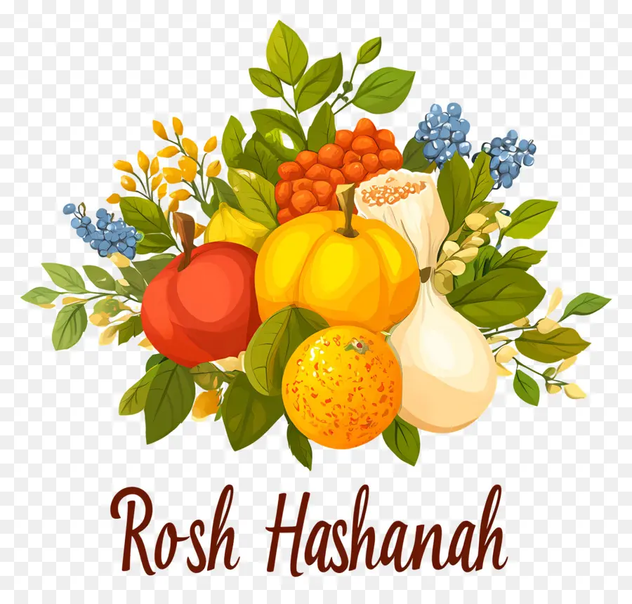 Rosh Hashanah，ผลไม้ PNG