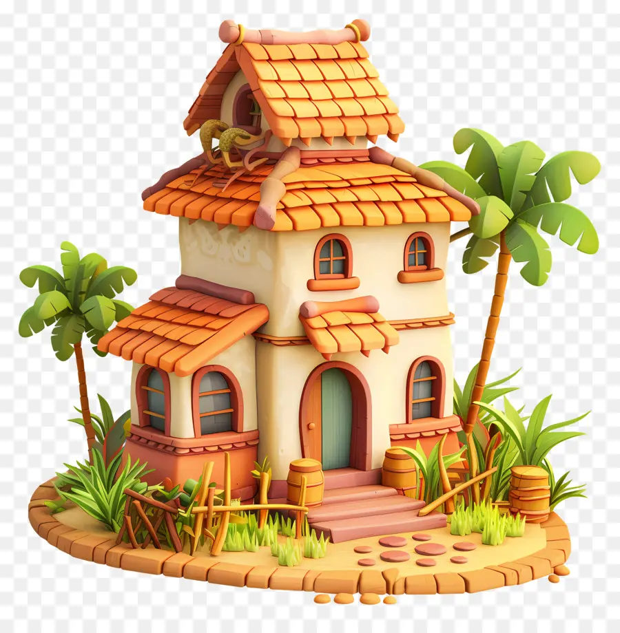 บ้านอินเดีย，Doodle House PNG