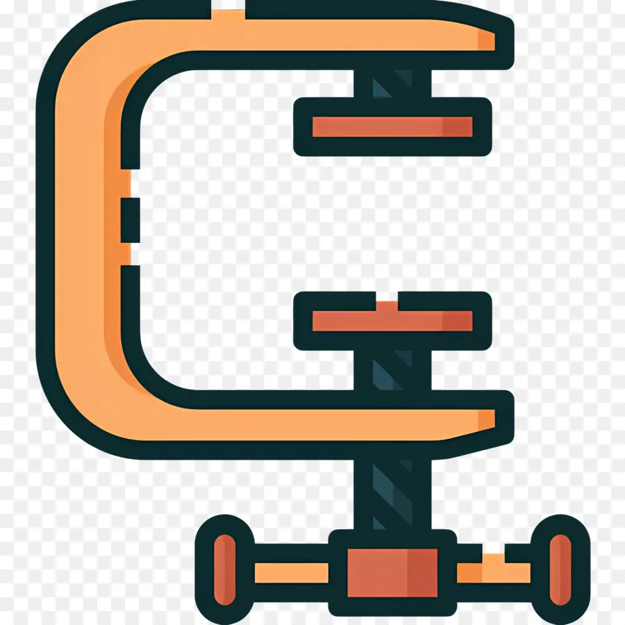 หนีบ，C Clamp PNG