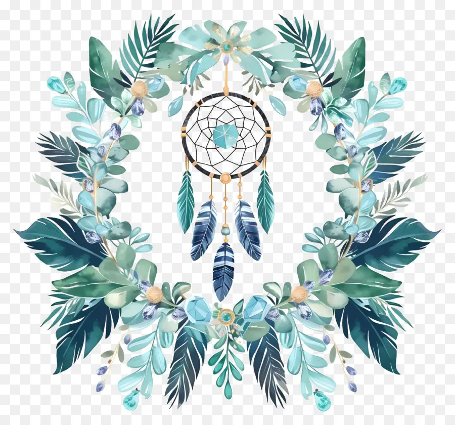 เฟรม Boho，Dreamcatcher PNG