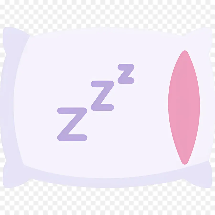 หมอนนอน，หมอนกับ Zzz PNG