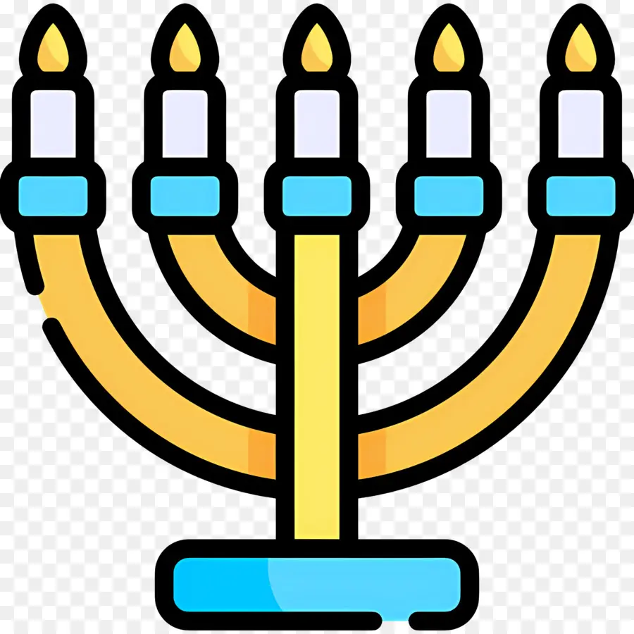 Hanukkah Menorah，เมโนราห์ PNG