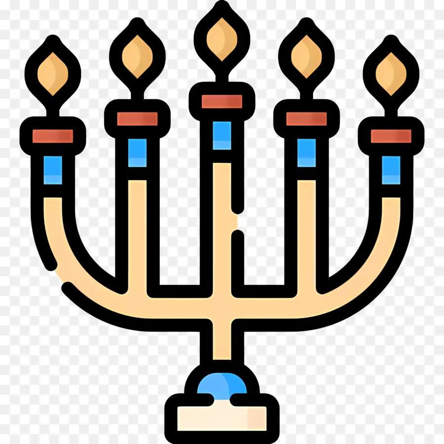 Hanukkah Menorah，เมโนราห์ PNG