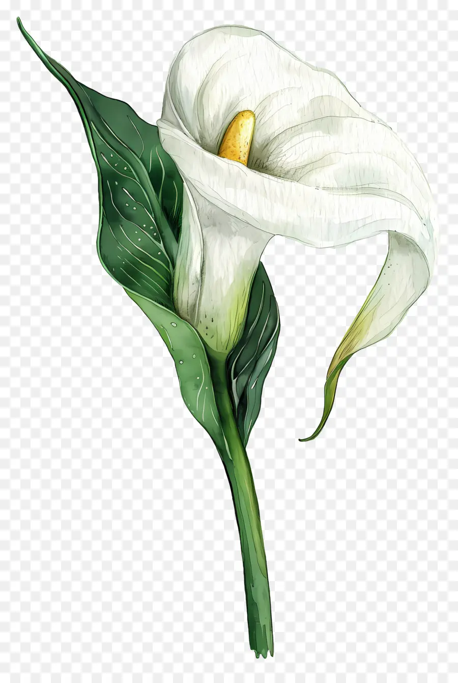 Calla Lily，Calla Lily สีขาว PNG