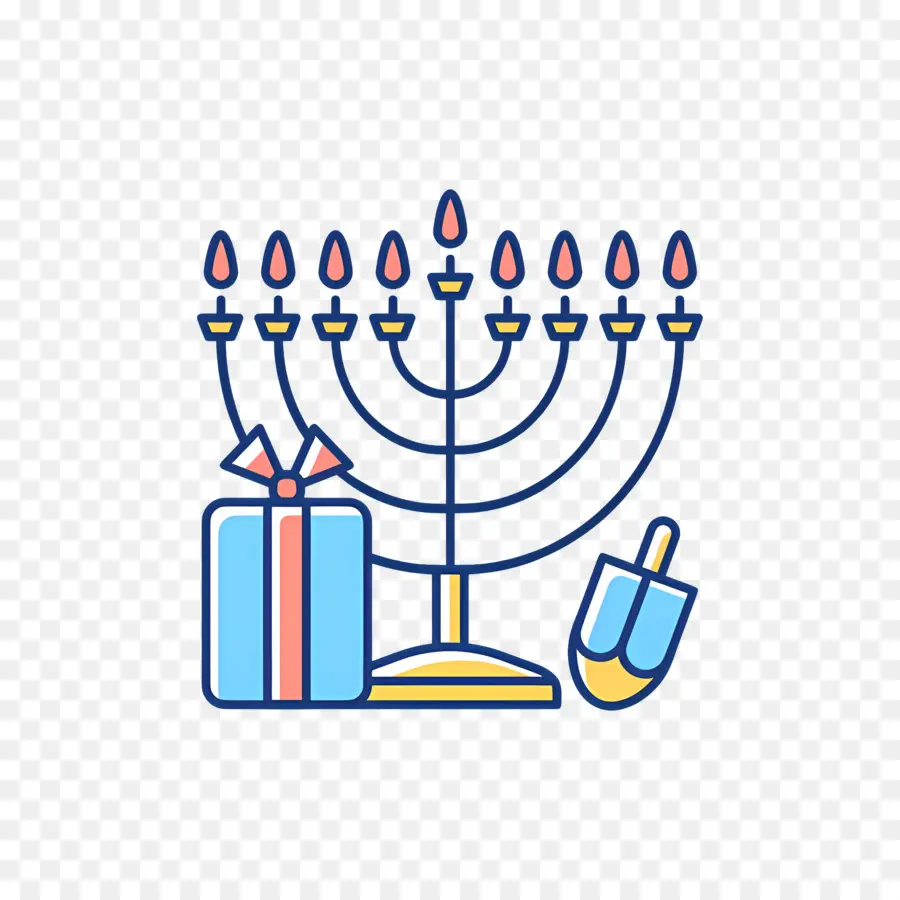 Hanukkah Menorah，เมโนราห์ PNG