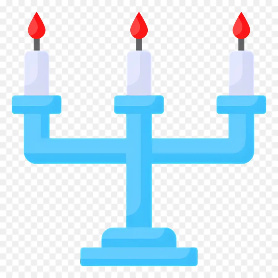 Hanukkah Menorah，เทียน PNG