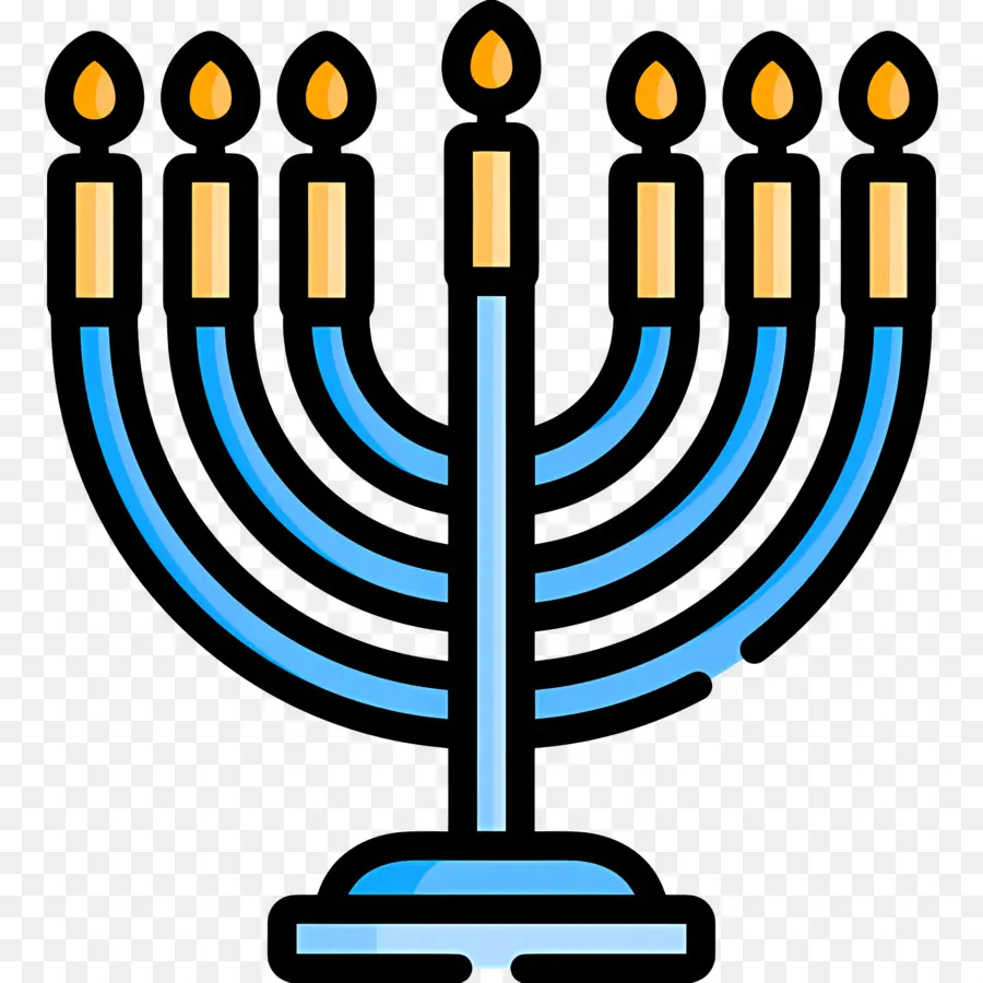 Hanukkah Menorah，เมโนราห์ PNG