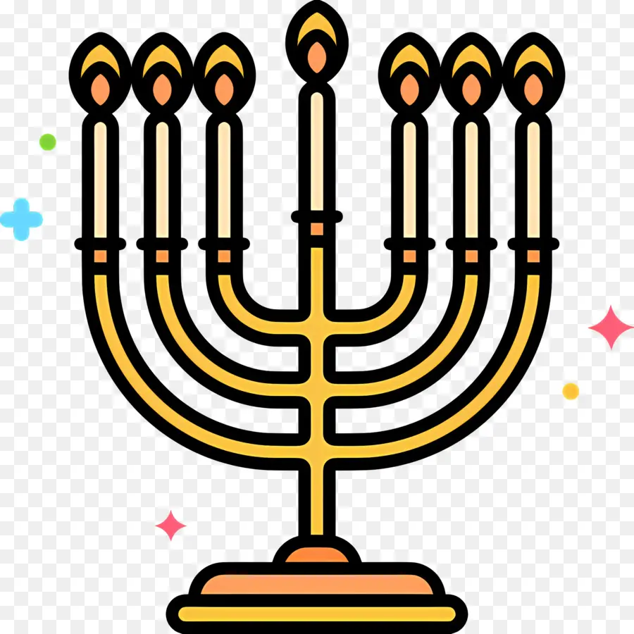 Hanukkah Menorah，เมโนราห์ PNG