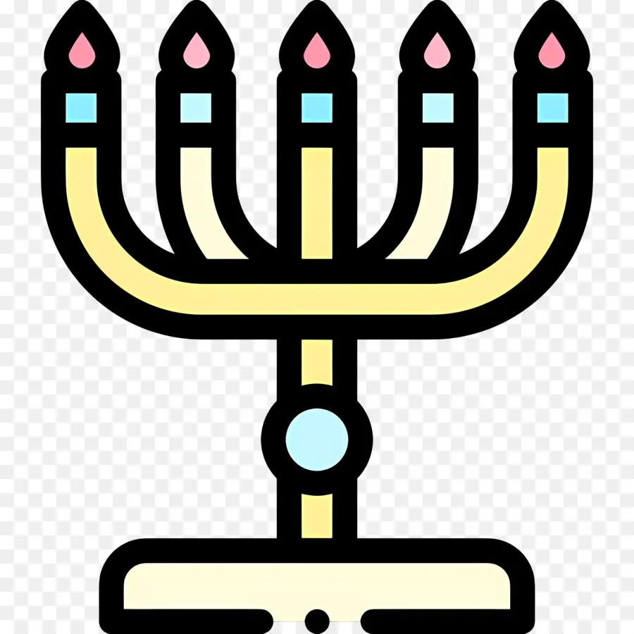 Hanukkah Menorah，เมโนราห์ PNG