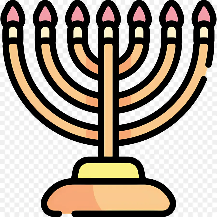 Hanukkah Menorah，เมโนราห์ PNG