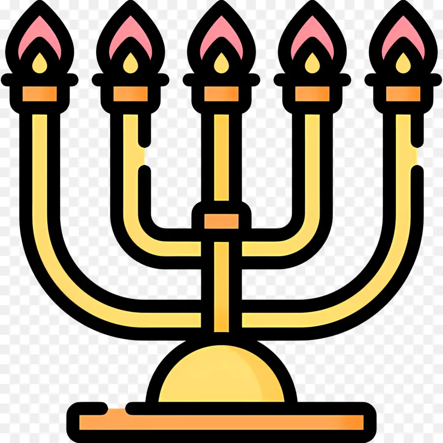 Hanukkah Menorah，เมโนราห์ PNG