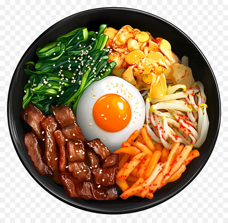 Bibimbap เกาหลี，Bibimbap PNG