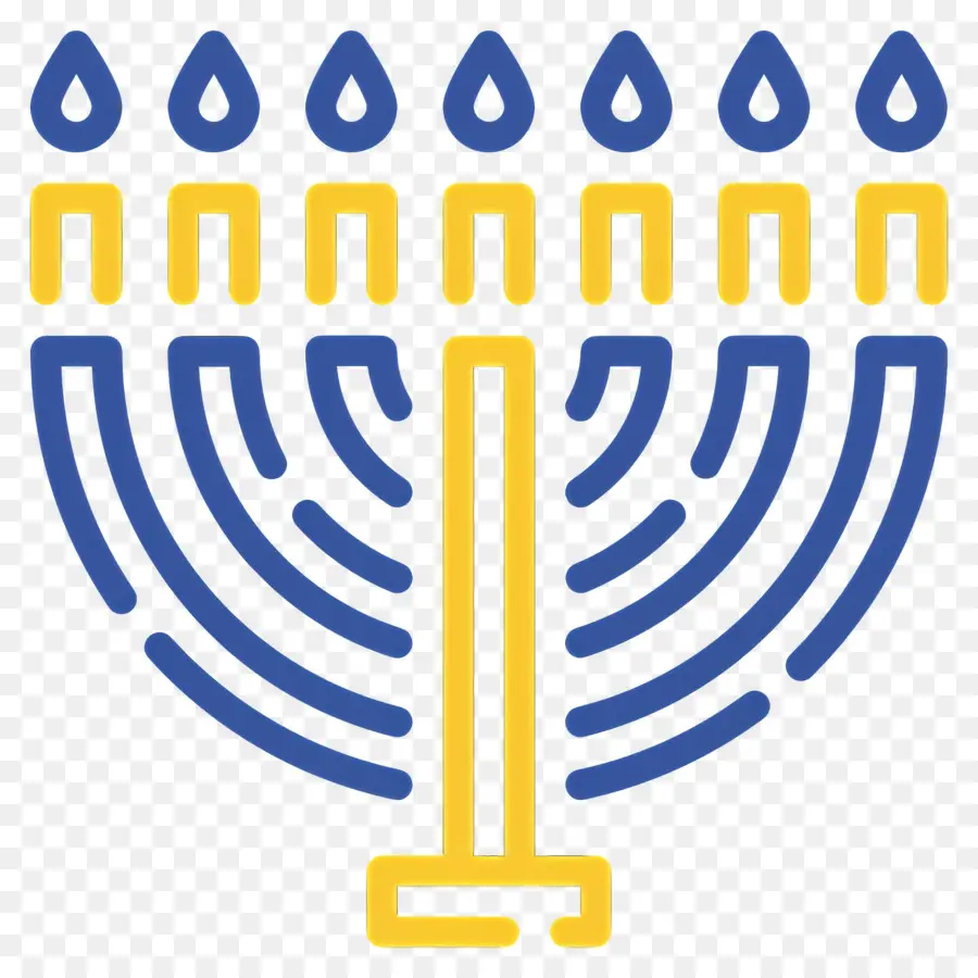 Hanukkah Menorah，เมโนราห์ PNG