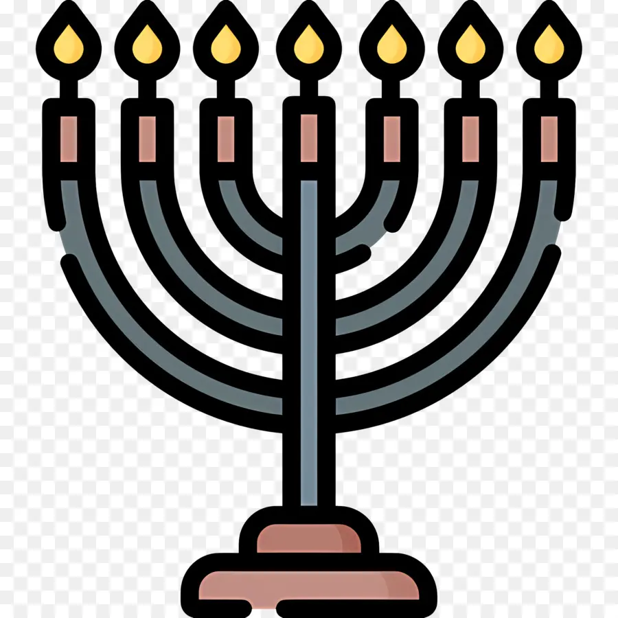 Hanukkah Menorah，เมโนราห์ PNG