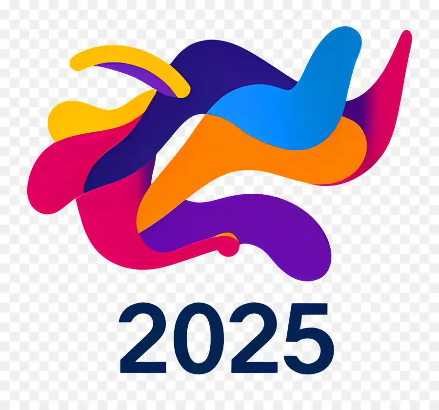 2025 ปี，สีสันปี 2025 PNG