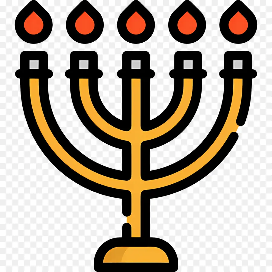 Hanukkah Menorah，เมโนราห์ PNG