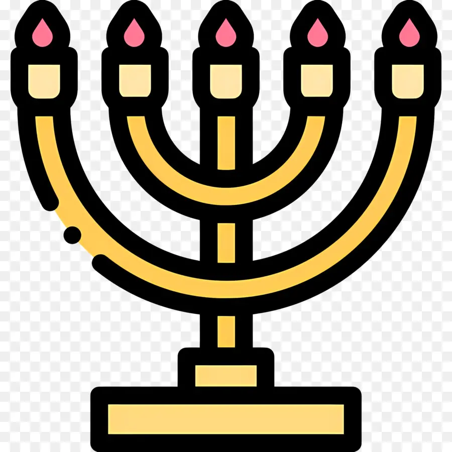 Hanukkah Menorah，เมโนราห์ PNG