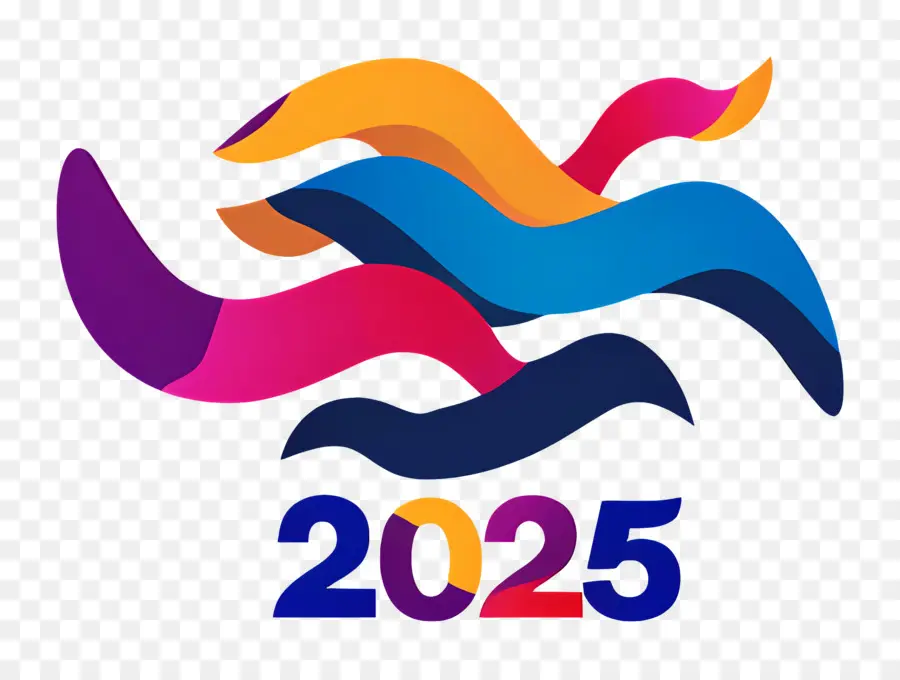 2025 ปี，สีสันปี 2025 PNG