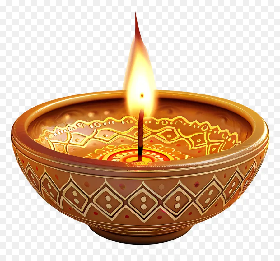 เทียน Diwali，เทียนดอกไม้ PNG