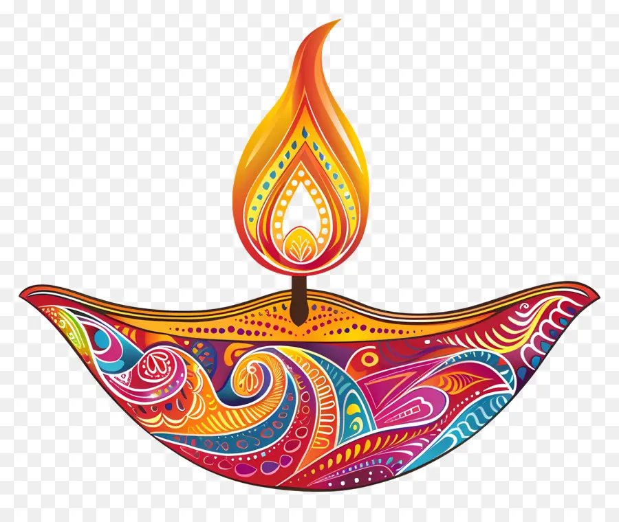 ดอกไม้ Diwali，Diya PNG