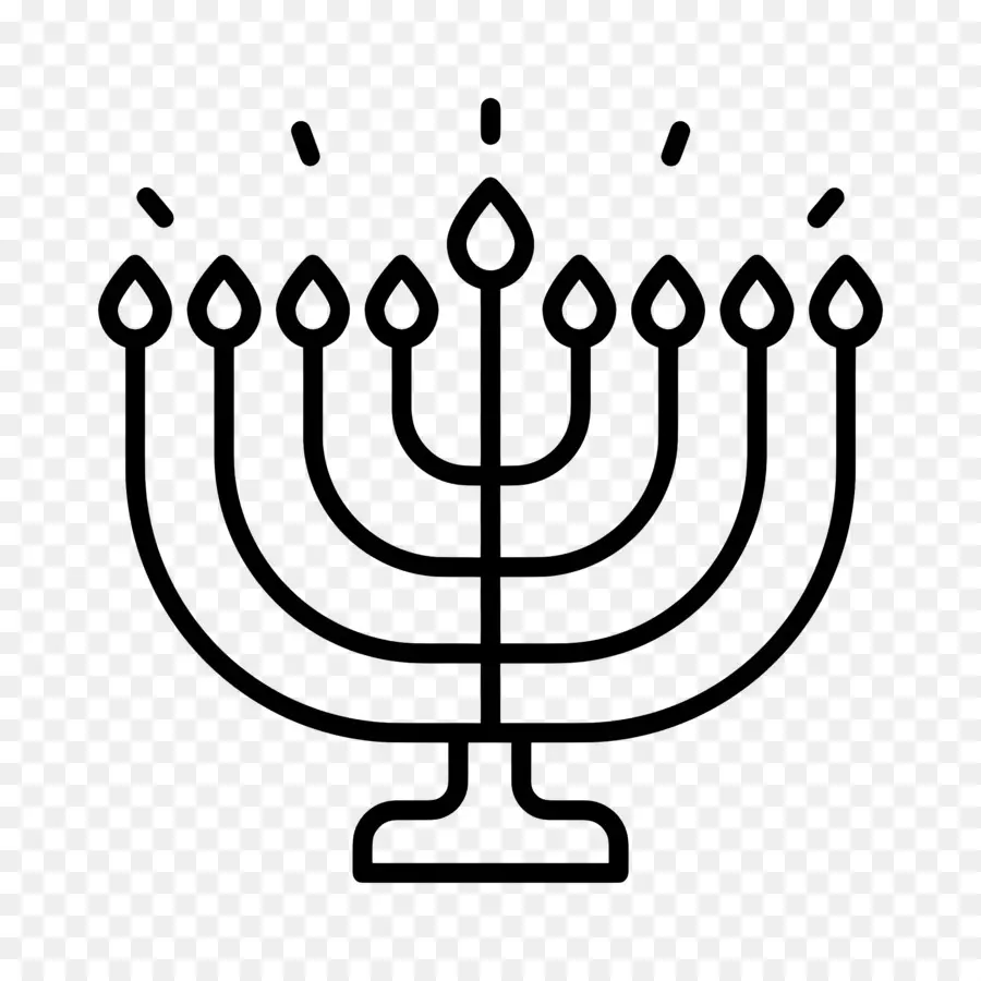 Hanukkah Menorah，เมโนราห์ PNG