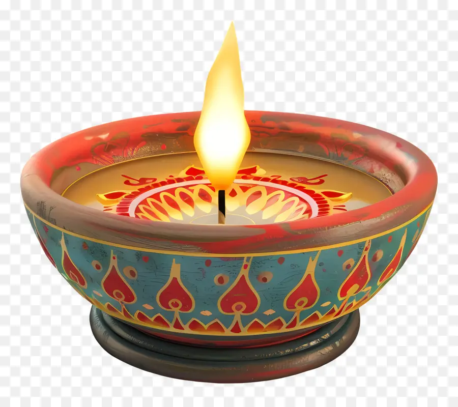 เทียน Diwali，เทียนตกแต่ง PNG