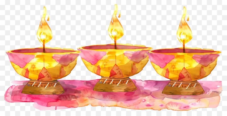 Diwali ให้，Diya PNG