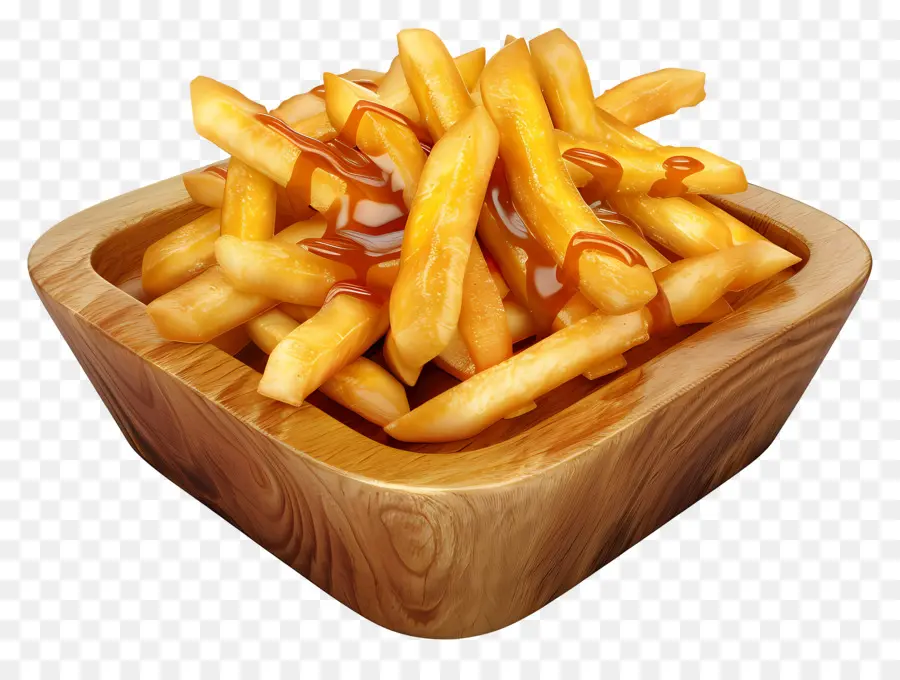 Poutine，ทอดธรรมดา PNG