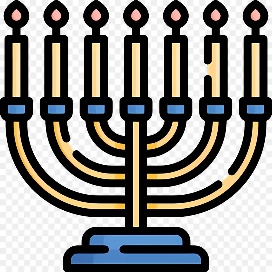 Hanukkah Menorah，เมโนราห์ PNG