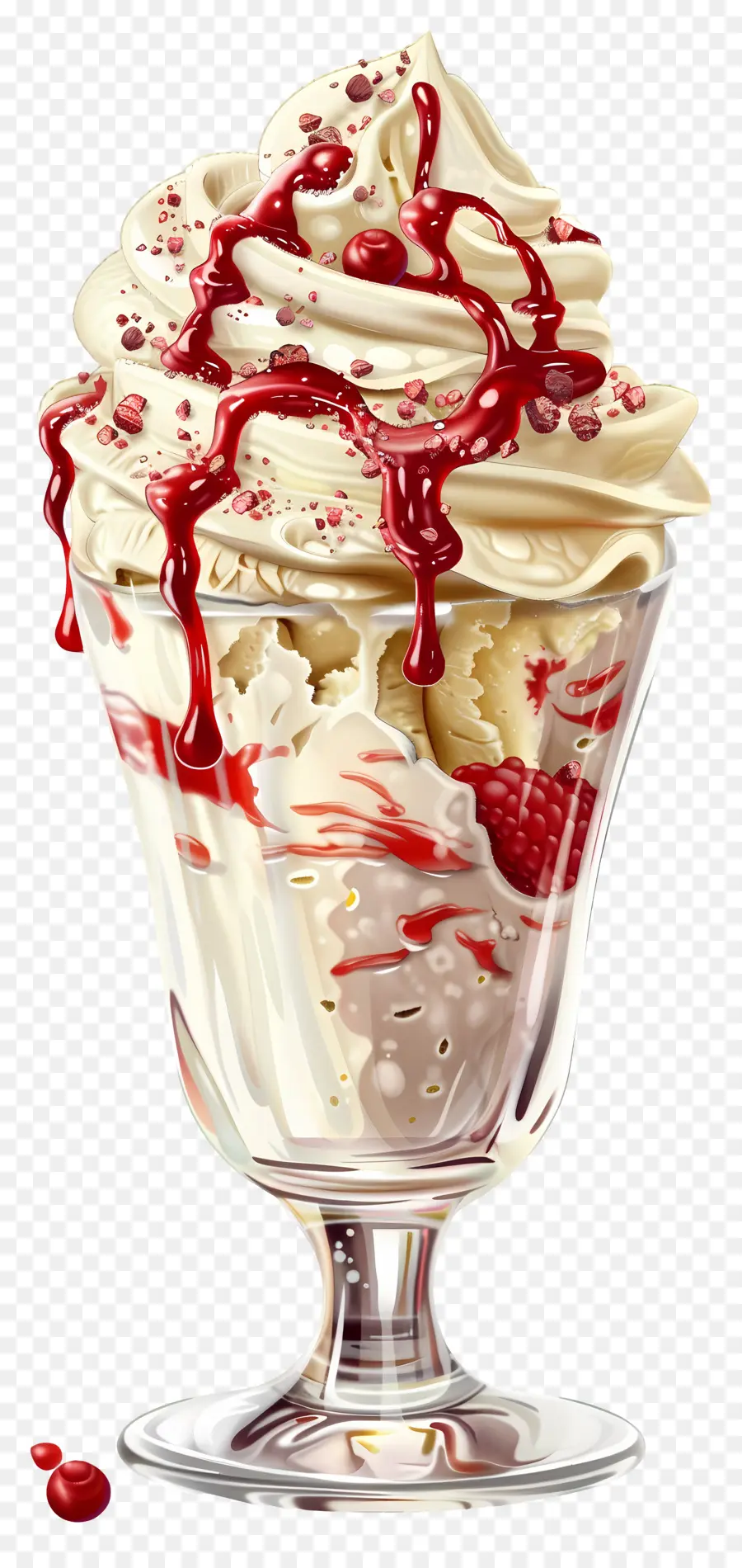 ไอศกรีม Sundae，ช็อคโกแลตซันเดย์ PNG