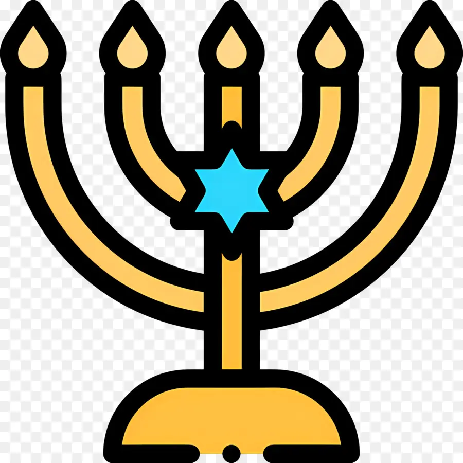 Hanukkah Menorah，เมโนราห์ PNG