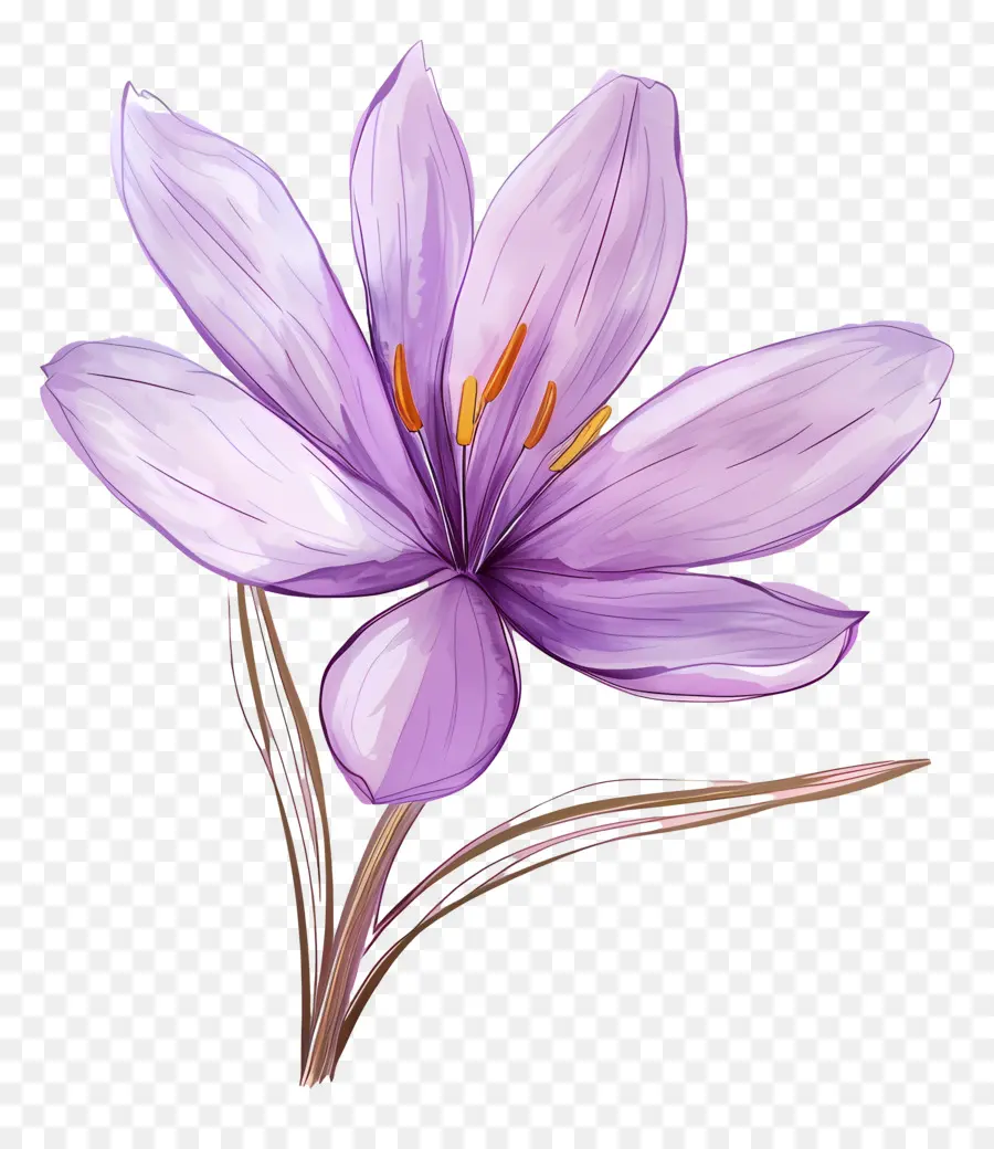 ดอกไม้สีเหลือง，ดอกไม้ Crocus PNG