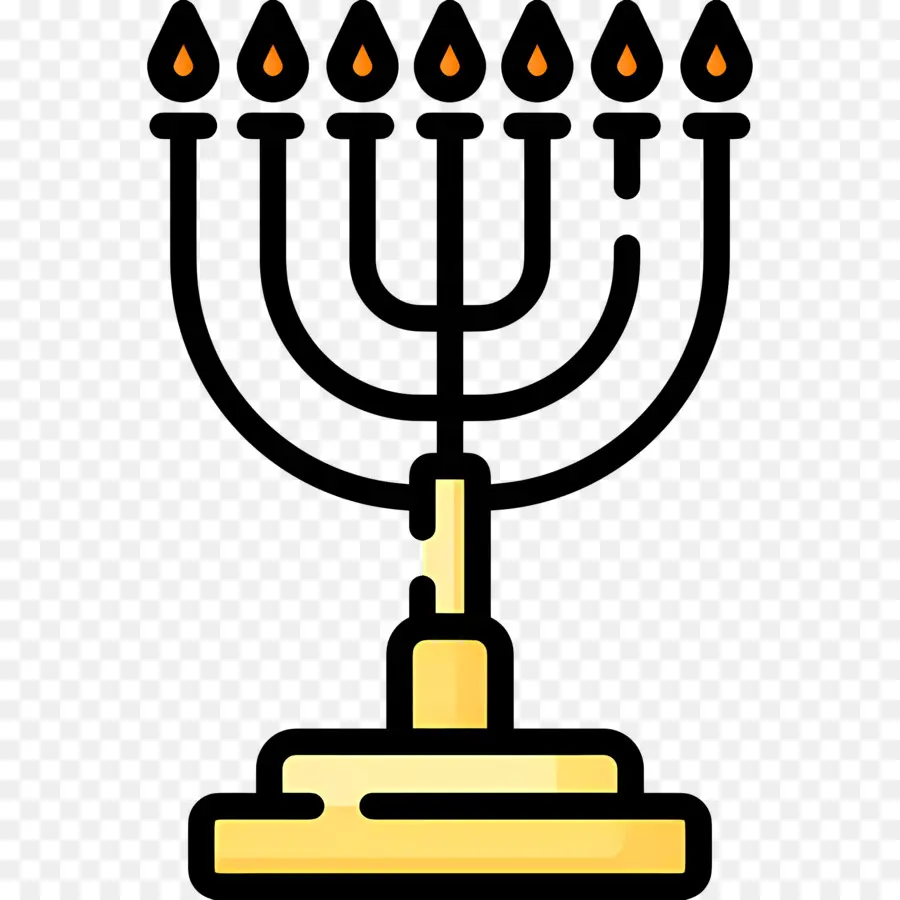 Hanukkah Menorah，เมโนราห์ PNG