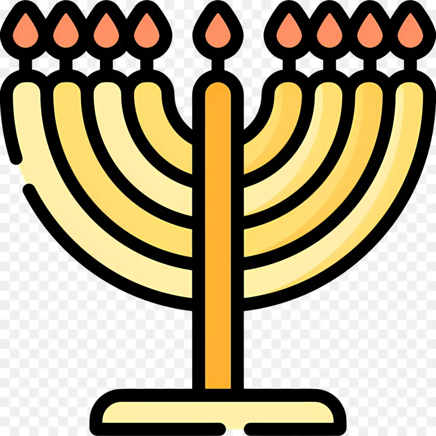 Hanukkah Menorah，เมโนราห์ PNG